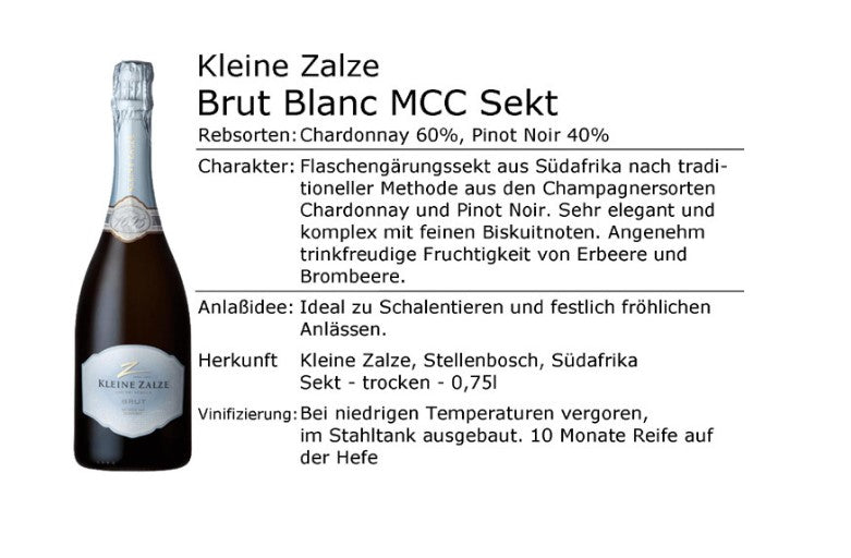 Kleine Zalze Brut Blanc MCC